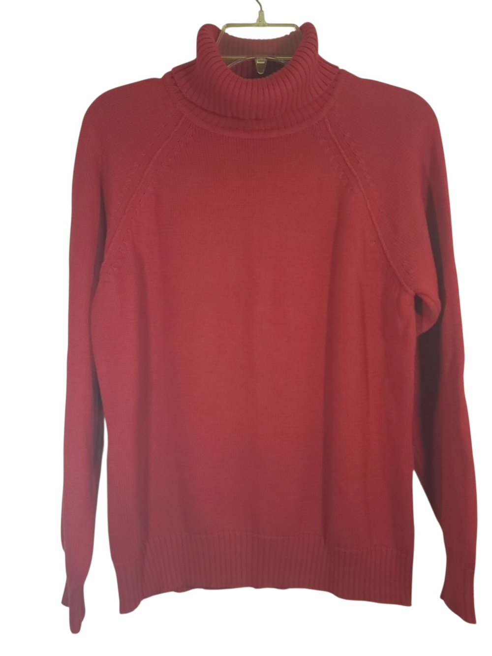 NWT Karen Scott Red Amore Turtleneck Sweater Size Medium